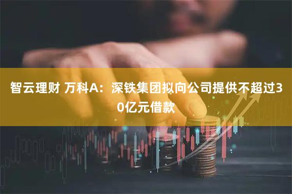 智云理财 万科A：深铁集团拟向公司提供不超过30亿元借款