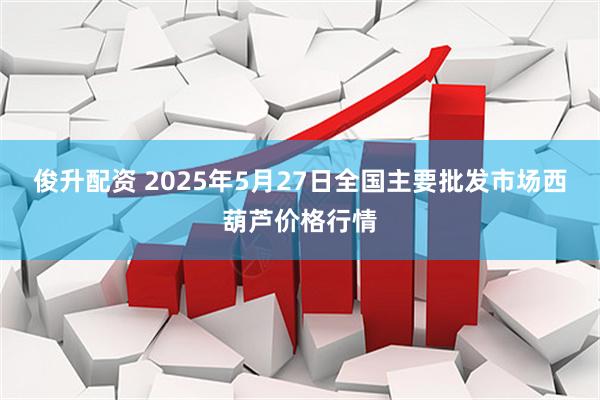 俊升配资 2025年5月27日全国主要批发市场西葫芦价格行情
